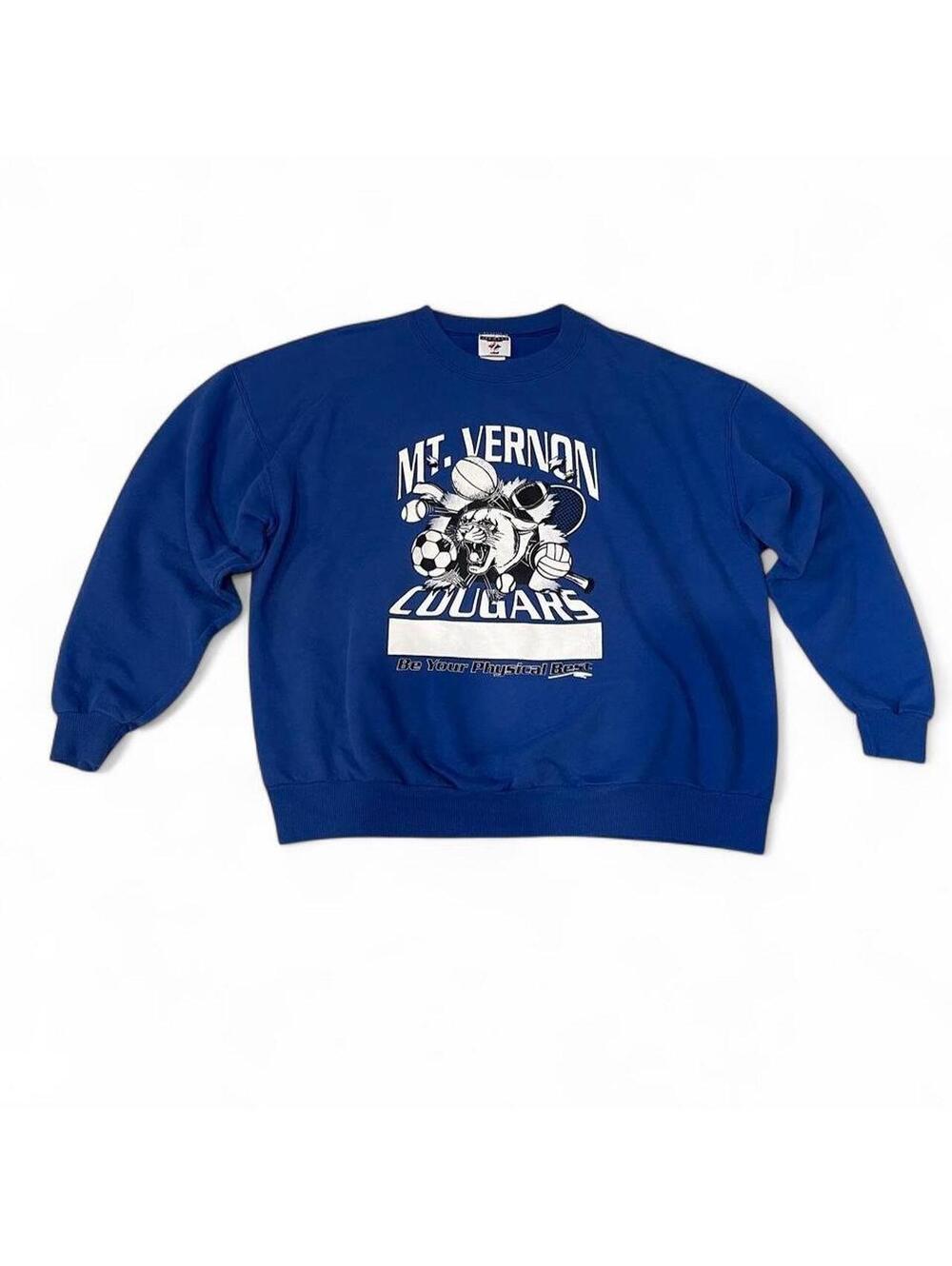 Vintage Jerzees Mt Vernon Cougars crewneck sweatshirt